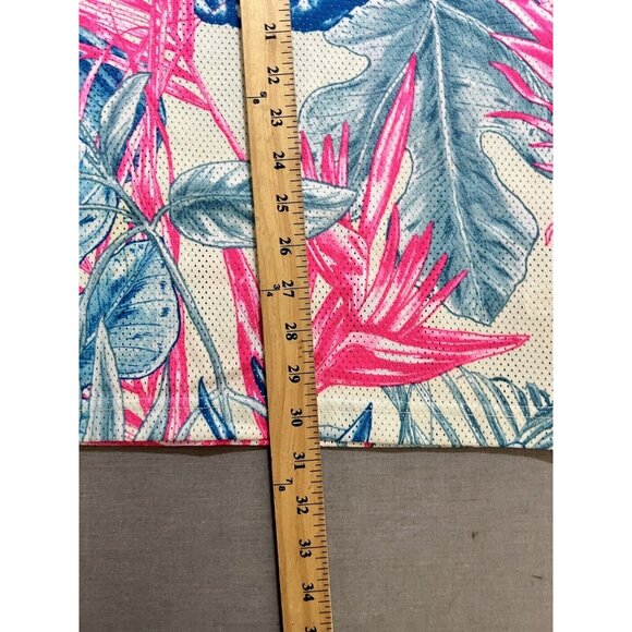 Adidas Jersey Mens XL Blue Pink Pineapple Tropical Mesh Basketball Tank. - Picture 7 of 8